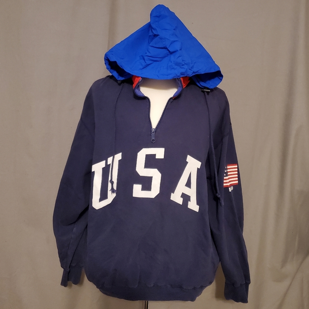 Polo USA Ralph Lauren Vintage Sweatshirt w/ Hood
